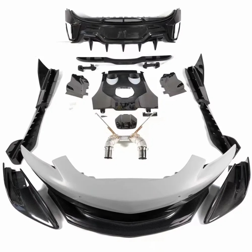 540/570S Bodykit Upgrade 600LT Front Bumper Rear Bumper Side Skirt Rear Wing Engine Cover Exhaust Hood
